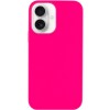 Чехол Silicone Case Full Protective (AA) NO LOGO для Apple iPhone 16 Plus (6.7") Розовый / Barbie pink