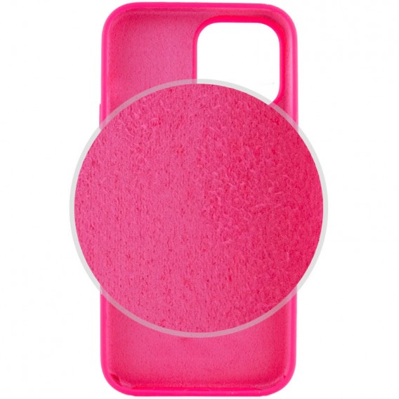 Чехол Silicone Case Full Protective (AA) NO LOGO для Apple iPhone 16 Plus (6.7") Розовый / Barbie pink