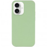 Чехол Silicone Case Full Protective (AA) NO LOGO для Apple iPhone 16 Plus (6.7 дюйма) Мятный / Mint
