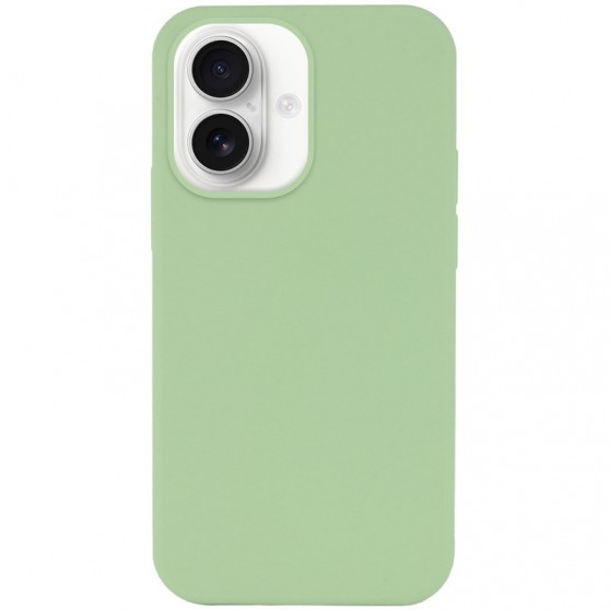 Чехол Silicone Case Full Protective (AA) NO LOGO для Apple iPhone 16 Plus (6.7") Мятный / Mint
