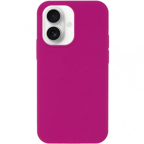 Чехол Silicone Case Full Protective (AA) NO LOGO для Apple iPhone 16 Plus (6.7") Малиновый / Dragon Fruit