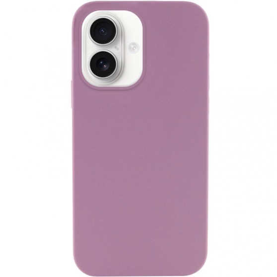 Чехол Silicone Case Full Protective (AA) NO LOGO для Apple iPhone 16 Plus (6.7") Лиловый / Lilac Pride