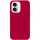 Чехол Silicone Case Full Protective (AA) NO LOGO для Apple iPhone 16 Plus (6.7") Красный / Rose Red