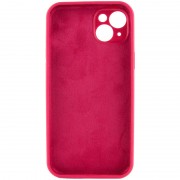 Чехол Silicone Case Full Protective (AA) NO LOGO для Apple iPhone 16 Plus (6.7") Красный / Rose Red
