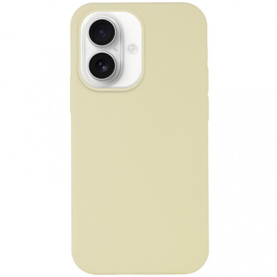 Чехол Silicone Case Full Protective (AA) NO LOGO для Apple iPhone 16 Plus (6.7") Желтый / Mellow Yellow