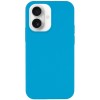 Чохол Silicone Case Full Protective (AA) NO LOGO для Apple iPhone 16 Plus (6.7") Блакитний / Blue