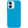 Чехол Silicone Case Full Protective (AA) NO LOGO для Apple iPhone 16 Plus (6.7") Голубой / Blue