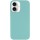 Чехол Silicone Case Full Protective (AA) NO LOGO для Apple iPhone 16 Plus (6.7") Бирюзовый / Marine Green