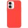 Чехол Silicone Case Full Protective (AA) NO LOGO для Apple iPhone 16 Plus (6.7") Арбузный / Watermelon red