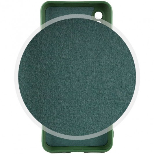 Чехол Silicone Cover Lakshmi (AA) для Xiaomi Redmi 9A Зеленый / Dark green - изображение 2