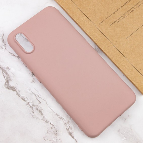Чохол Silicone Cover Lakshmi (AA) для Xiaomi Redmi 9A Рожевий / Pink Sand