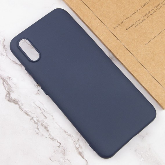 Чохол Silicone Cover Lakshmi (AA) для Xiaomi Redmi 9A Синій / Midnight Blue