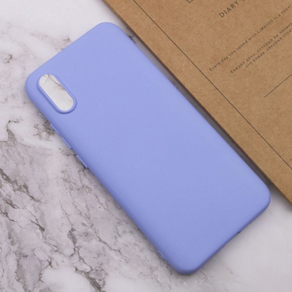 Чохол Silicone Cover Lakshmi (AA) для Xiaomi Redmi 9A Бузковий / Dasheen