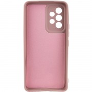 Чехол TPU GETMAN Liquid Silk Full Camera для Samsung Galaxy A32 4G Розовый / Pink Sand