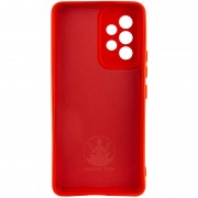 Чехол TPU GETMAN Liquid Silk Full Camera для Samsung Galaxy A32 4G Красный / Red