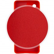 Чехол TPU GETMAN Liquid Silk Full Camera для Samsung Galaxy A32 4G Красный / Red