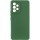 Чехол TPU GETMAN Liquid Silk Full Camera для Samsung Galaxy A32 4G Зеленый / Dark green