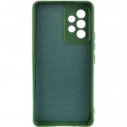 Чехол TPU GETMAN Liquid Silk Full Camera для Samsung Galaxy A32 4G Зеленый / Dark green