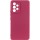 Чехол TPU GETMAN Liquid Silk Full Camera для Samsung Galaxy A32 4G Бордовый / Marsala