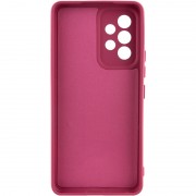 Чехол TPU GETMAN Liquid Silk Full Camera для Samsung Galaxy A32 4G Бордовый / Marsala