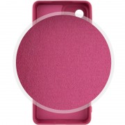 Чехол TPU GETMAN Liquid Silk Full Camera для Samsung Galaxy A32 4G Бордовый / Marsala