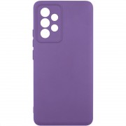 Чехол TPU GETMAN Liquid Silk Full Camera для Samsung Galaxy A32 4G Фиолетовый / Amethyst