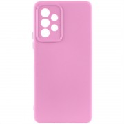 Чехол TPU GETMAN Liquid Silk Full Camera для Samsung Galaxy A32 4G Розовый / Pink