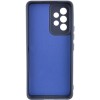 Чохол TPU GETMAN Liquid Silk Full Camera для Samsung Galaxy A32 4G Синій / Midnight Blue