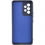 Чехол TPU GETMAN Liquid Silk Full Camera для Samsung Galaxy A32 4G Синий / Midnight Blue