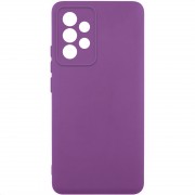 Чохол TPU GETMAN Liquid Silk Full Camera для Samsung Galaxy A32 4G Фіолетовий / Grape