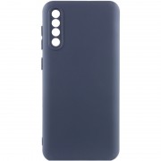 Чехол TPU GETMAN Liquid Silk Full Camera для Samsung Galaxy A50 (A505F) / A50s / A30s Синий / Midnight Blue
