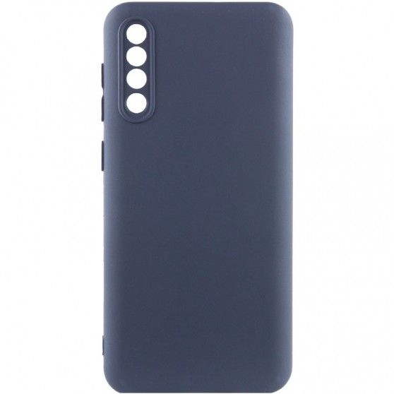 Чехол TPU GETMAN Liquid Silk Full Camera для Samsung Galaxy A50 (A505F) / A50s / A30s Синий / Midnight Blue