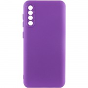 Чехол TPU GETMAN Liquid Silk Full Camera для Samsung Galaxy A50 (A505F) / A50s / A30s Фиолетовый / Purple