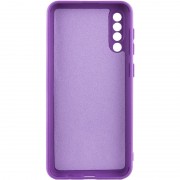 Чохол TPU GETMAN Liquid Silk Full Camera для Samsung Galaxy A50 (A505F) / A50s / A30s Фіолетовий / Purple