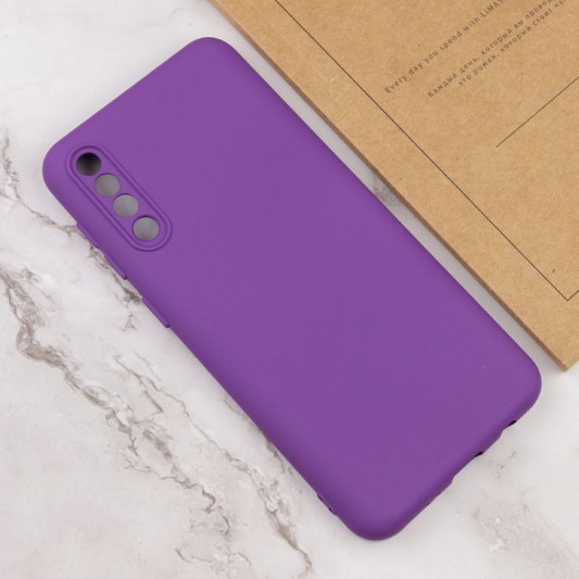 Чохол TPU GETMAN Liquid Silk Full Camera для Samsung Galaxy A50 (A505F) / A50s / A30s Фіолетовий / Purple - зображення 3 