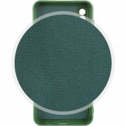 Чохол TPU GETMAN Liquid Silk Full Camera для Samsung Galaxy A50 (A505F) / A50s / A30s Зелений / Dark green