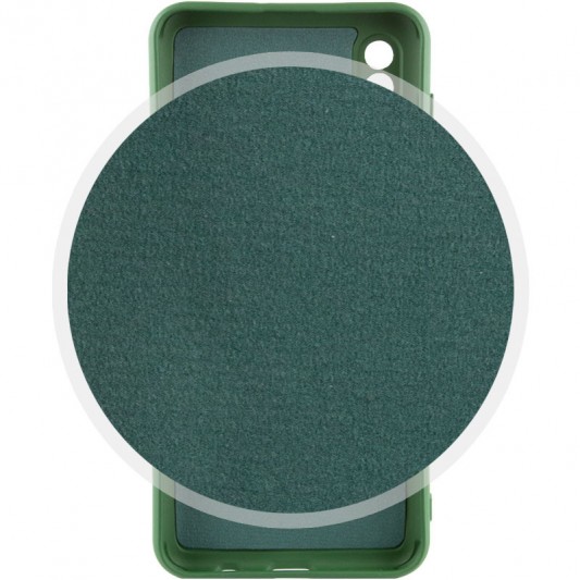 Чохол TPU GETMAN Liquid Silk Full Camera для Samsung Galaxy A50 (A505F) / A50s / A30s Зелений / Dark green - зображення 1 