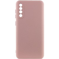 Чохол TPU GETMAN Liquid Silk Full Camera для Samsung Galaxy A50 (A505F) / A50s / A30s Рожевий / Pink Sand