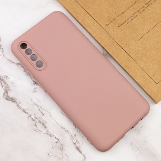 Чохол TPU GETMAN Liquid Silk Full Camera для Samsung Galaxy A50 (A505F) / A50s / A30s Рожевий / Pink Sand - зображення 3 