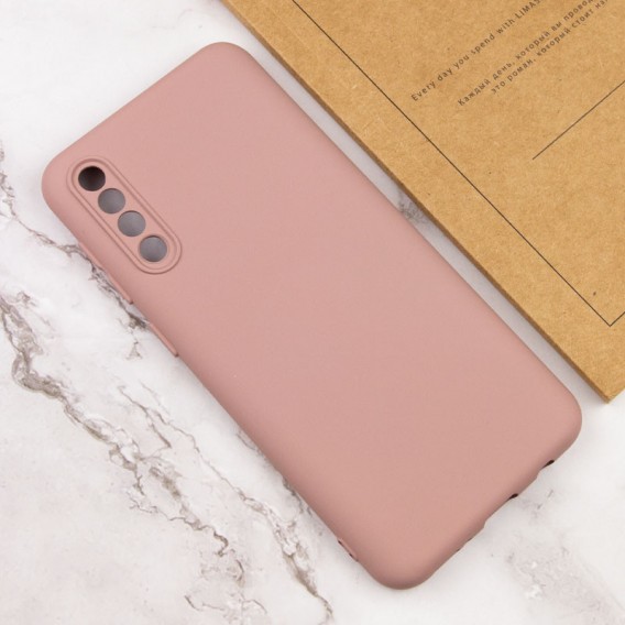 Чохол TPU GETMAN Liquid Silk Full Camera для Samsung Galaxy A50 (A505F) / A50s / A30s Рожевий / Pink Sand