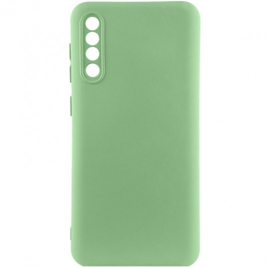 Чехол TPU GETMAN Liquid Silk Full Camera для Samsung Galaxy A50 (A505F) / A50s / A30s Зеленый / Pistachio