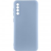 Чехол TPU GETMAN Liquid Silk Full Camera для Samsung Galaxy A50 (A505F) / A50s / A30s Голубой / Lilac Blue