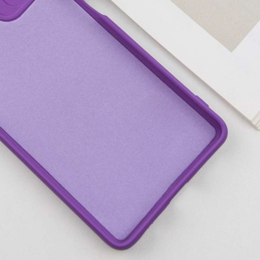 Чохол TPU GETMAN Liquid Silk Full Camera для Xiaomi Redmi 10 Фіолетовий / Purple - зображення 2 