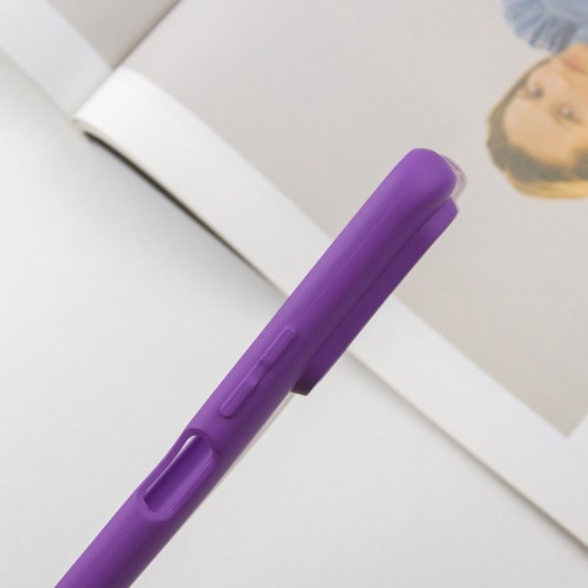 Чохол TPU GETMAN Liquid Silk Full Camera для Xiaomi Redmi 10 Фіолетовий / Purple - зображення 3 