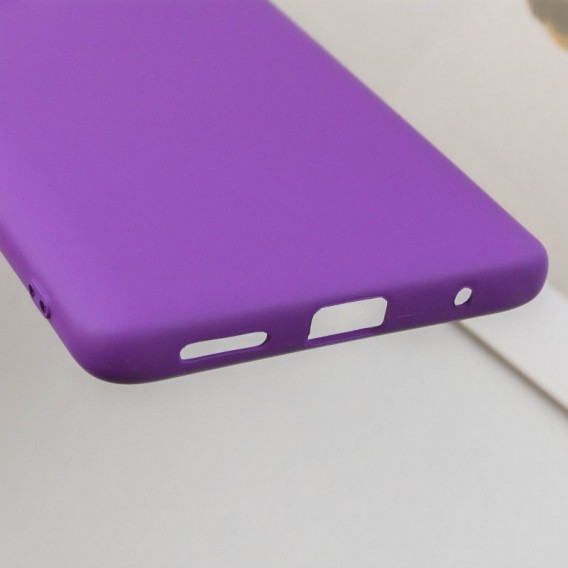 Чохол TPU GETMAN Liquid Silk Full Camera для Xiaomi Redmi 10 Фіолетовий / Purple