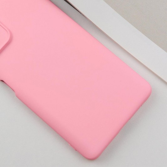 Чохол TPU GETMAN Liquid Silk Full Camera для Xiaomi Redmi 10 Рожевий / Pink - зображення 1 