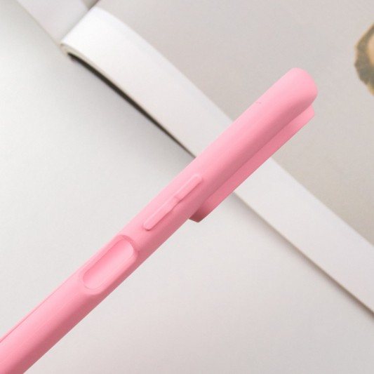 Чохол TPU GETMAN Liquid Silk Full Camera для Xiaomi Redmi 10 Рожевий / Pink - зображення 3 