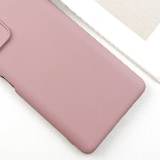 Чохол TPU GETMAN Liquid Silk Full Camera для Xiaomi Redmi 10 Рожевий / Pink Sand - зображення 1 