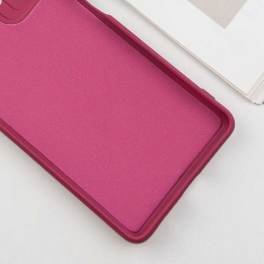 Чехол TPU GETMAN Liquid Silk Full Camera для Xiaomi Redmi 10 Бордовый / Marsala - изображение 1