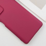Чехол TPU GETMAN Liquid Silk Full Camera для Xiaomi Redmi 10 Бордовый / Marsala
